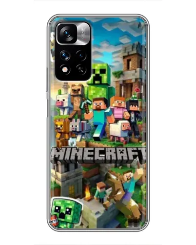 Чехол для Xiaomi Redmi Note 11 Pro Plus с картинкой «Замок Minecraft»