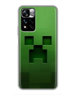 Чехол для Xiaomi Redmi Note 11 Pro Plus с картинкой «Крипер микро-дизайн»