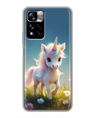 Чохол для Xiaomi Redmi Note 11 Pro Plus з картинкою «Єдиноріг на галявині»
