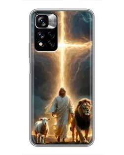 Чохол для Xiaomi Redmi Note 11 Pro Plus з картинкою «Лев Юди та Світло»