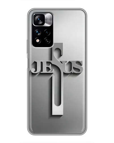 Чехол для Xiaomi Redmi Note 11 Pro Plus с картинкой «Металлический крест Jesus» Чехол для Xiaomi Redmi Note 11 Pro Plus с картинкой «Металлический крест Jesus»