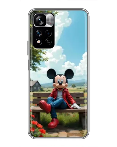 Чехол для Xiaomi Redmi Note 11 Pro Plus с картинкой «Микки на скамейке» Чехол для Xiaomi Redmi Note 11 Pro Plus с картинкой «Микки на скамейке»