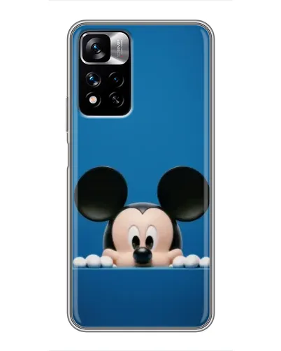 Чехол для Xiaomi Redmi Note 11 Pro Plus с картинкой «Микки выглядывает» Чехол для Xiaomi Redmi Note 11 Pro Plus с картинкой «Микки выглядывает»