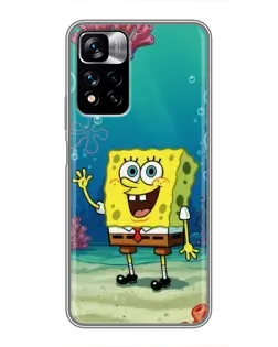 Чехол для Xiaomi Redmi Note 11 Pro Plus с картинкой «Подводный привет»