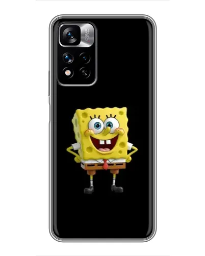 Чехол для Xiaomi Redmi Note 11 Pro Plus с картинкой «Классический Губка Боб»