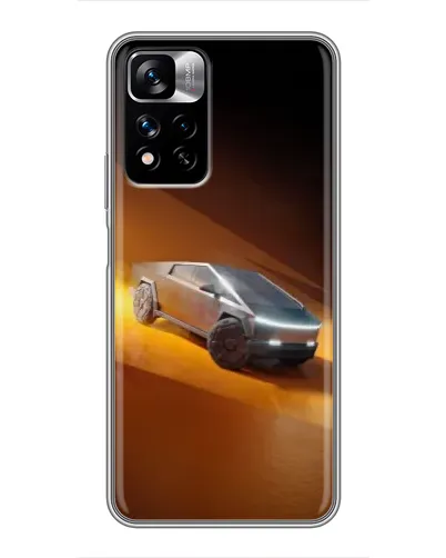 Чехол для Xiaomi Redmi Note 11 Pro Plus с картинкой «Cybertruck в пустыне»