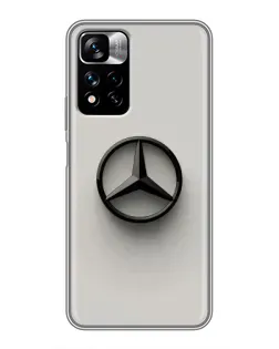 Чехол для Xiaomi Redmi Note 11 Pro Plus с картинкой «Mercedes Maybach стиль»