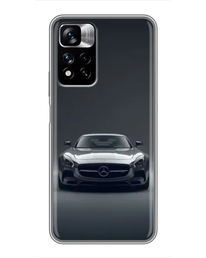 Чехол для Xiaomi Redmi Note 11 Pro Plus с картинкой «Mercedes на черном»