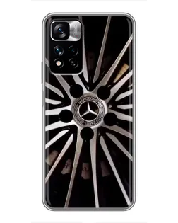 Чехол для Xiaomi Redmi Note 11 Pro Plus с картинкой «Диск Mercedes»