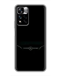 Чехол для Xiaomi Redmi Note 11 Pro Plus с картинкой «Mercedes Stealth Look»