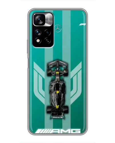 Чехол для Xiaomi Redmi Note 11 Pro Plus с картинкой «Mercedes AMG Petronas»