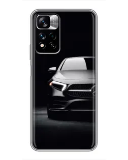 Чехол для Xiaomi Redmi Note 11 Pro Plus с картинкой «Свет фар Mercedes»