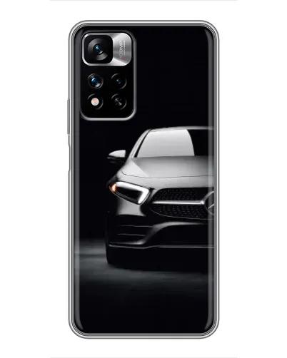 Чехол для Xiaomi Redmi Note 11 Pro Plus с картинкой «Свет фар Mercedes»