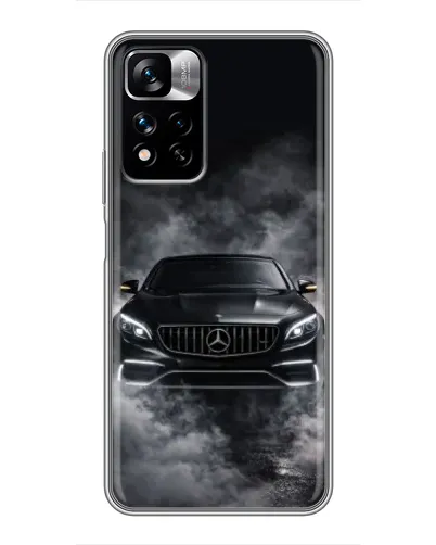 Чехол для Xiaomi Redmi Note 11 Pro Plus с картинкой «Mercedes в дыму»