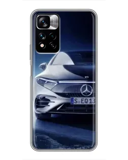 Чехол для Xiaomi Redmi Note 11 Pro Plus с картинкой «Mercedes EQ — будущее»