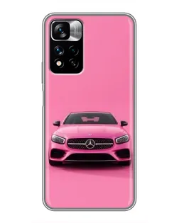 Чохол для Xiaomi Redmi Note 11 Pro Plus з картинкою «Рожевий Mercedes AMG»