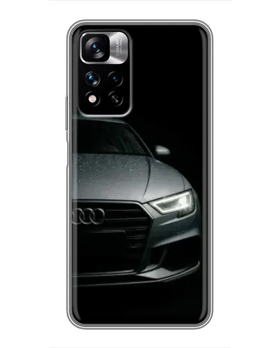Чехол для Xiaomi Redmi Note 11 Pro Plus с картинкой «Audi — детализация кузова»
