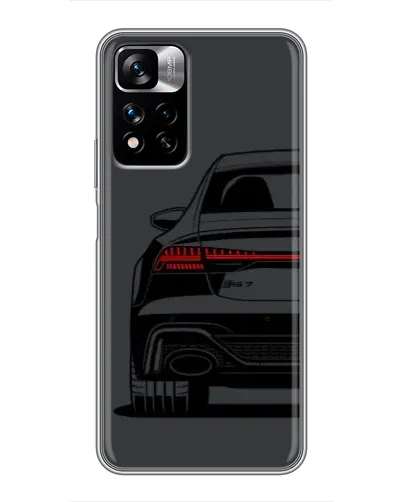 Чехол для Xiaomi Redmi Note 11 Pro Plus с картинкой «Задняя часть Audi — арт»