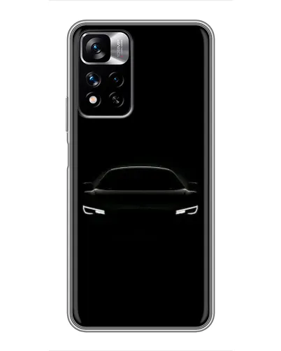 Чехол для Xiaomi Redmi Note 11 Pro Plus с картинкой «Взгляд Audi в темноте»