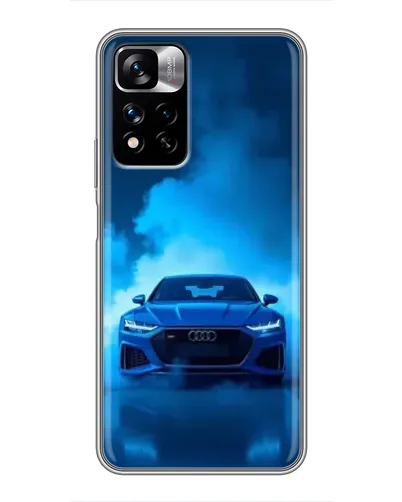 Чехол для Xiaomi Redmi Note 11 Pro Plus с картинкой «Audi — голубая энергия»