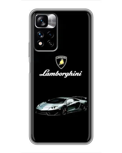 Чехол для Xiaomi Redmi Note 11 Pro Plus с картинкой «Логотип Lamborghini классика»
