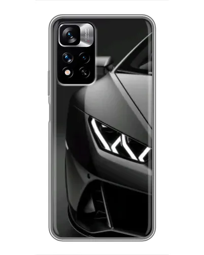 Чехол для Xiaomi Redmi Note 11 Pro Plus с картинкой «Lamborghini фары детализация»