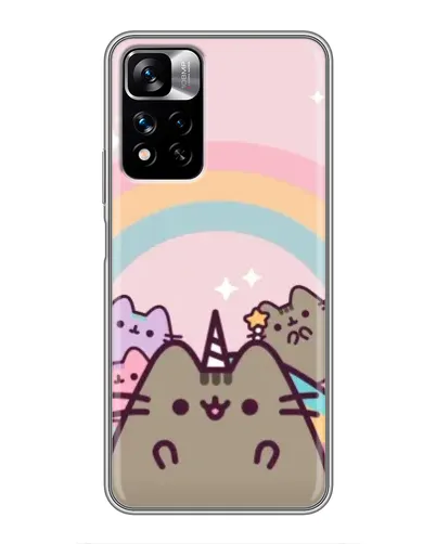 Чехол для Xiaomi Redmi Note 11 Pro Plus с картинкой «Единорог Pusheen» Чехол для Xiaomi Redmi Note 11 Pro Plus с картинкой «Единорог Pusheen»