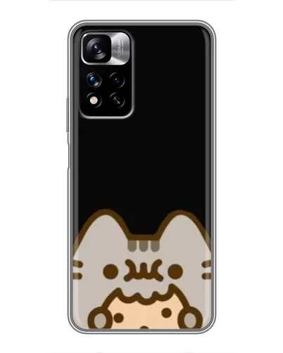 Чехол для Xiaomi Redmi Note 11 Pro Plus с картинкой «Пушин на черном» Чехол для Xiaomi Redmi Note 11 Pro Plus с картинкой «Пушин на черном»