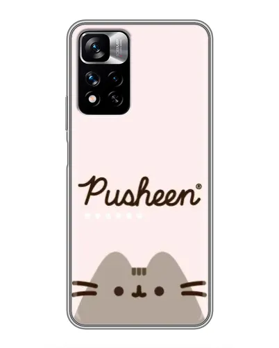 Чехол для Xiaomi Redmi Note 11 Pro Plus с картинкой «Pusheen логотип» Чехол для Xiaomi Redmi Note 11 Pro Plus с картинкой «Pusheen логотип»