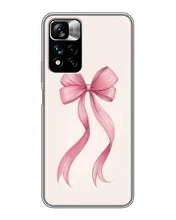 Чохол для Xiaomi Redmi Note 11 Pro Plus з картинкою «Рожевий бант»