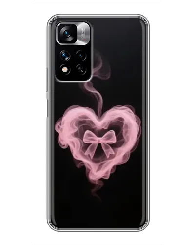 Чехол для Xiaomi Redmi Note 11 Pro Plus с картинкой «Дымчатое сердце»