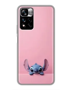 Чехол для Xiaomi Redmi Note 11 Pro Plus с картинкой «Stitch выглядывает» Чехол для Xiaomi Redmi Note 11 Pro Plus с картинкой «Stitch выглядывает»