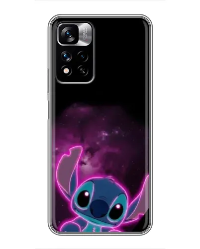 Чехол для Xiaomi Redmi Note 11 Pro Plus с картинкой «Неоновый Stitch»