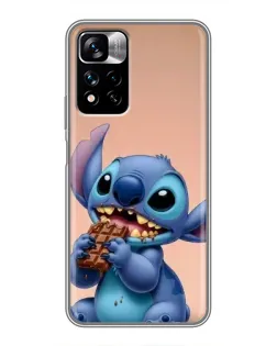 Чехол для Xiaomi Redmi Note 11 Pro Plus с картинкой «Стич ест шоколад» Чехол для Xiaomi Redmi Note 11 Pro Plus с картинкой «Стич ест шоколад»