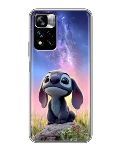 Чехол для Xiaomi Redmi Note 11 Pro Plus с картинкой «Стич на рассвете»
