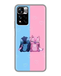 Чехол для Xiaomi Redmi Note 11 Pro Plus с картинкой «Stitch и Angel Love» Чехол для Xiaomi Redmi Note 11 Pro Plus с картинкой «Stitch и Angel Love»