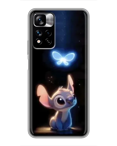 Чехол для Xiaomi Redmi Note 11 Pro Plus с картинкой «Сияющий Стич»