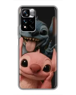 Чехол для Xiaomi Redmi Note 11 Pro Plus с картинкой «Стич и Ангел» Чехол для Xiaomi Redmi Note 11 Pro Plus с картинкой «Стич и Ангел»