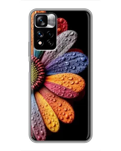 Чехол для Xiaomi Redmi Note 11 Pro Plus с картинкой «Радужный цветок»