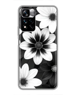Чехол для Xiaomi Redmi Note 11 Pro Plus с картинкой «Монохромные астры» Чехол для Xiaomi Redmi Note 11 Pro Plus с картинкой «Монохромные астры»