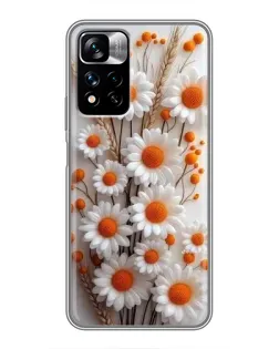 Чехол для Xiaomi Redmi Note 11 Pro Plus с картинкой «Белые сухоцветы» Чехол для Xiaomi Redmi Note 11 Pro Plus с картинкой «Белые сухоцветы»