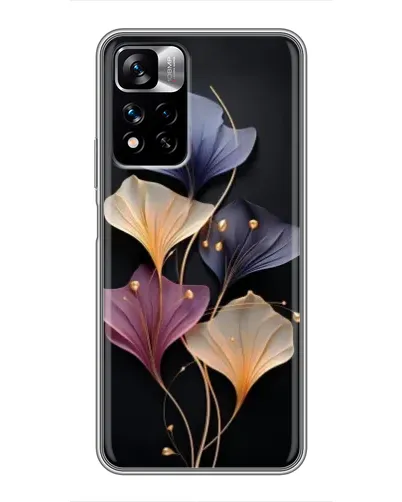 Чехол для Xiaomi Redmi Note 11 Pro Plus с картинкой «Лиловые цветы грации»
