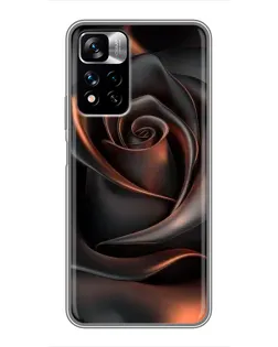 Чехол для Xiaomi Redmi Note 11 Pro Plus с картинкой «Шелковая черная роза» Чехол для Xiaomi Redmi Note 11 Pro Plus с картинкой «Шелковая черная роза»