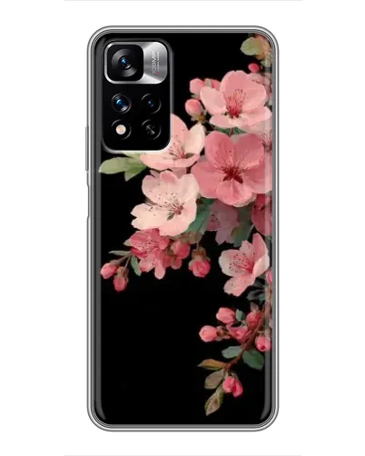 Чехол для Xiaomi Redmi Note 11 Pro Plus с картинкой «Розовая ветка сакуры»