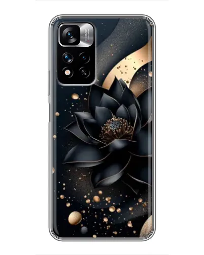 Чехол для Xiaomi Redmi Note 11 Pro Plus с картинкой «Черный лотос»