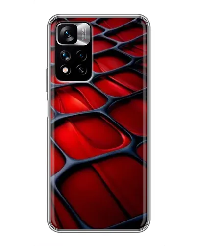 Чехол для Xiaomi Redmi Note 11 Pro Plus с картинкой «Красная глянцевая сетка» Чехол для Xiaomi Redmi Note 11 Pro Plus с картинкой «Красная глянцевая сетка»