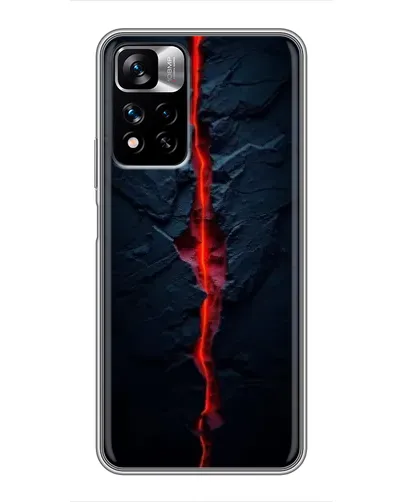 Чехол для Xiaomi Redmi Note 11 Pro Plus с картинкой «Kрасная лавовая трещина» Чехол для Xiaomi Redmi Note 11 Pro Plus с картинкой «Kрасная лавовая трещина»