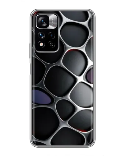 Чехол для Xiaomi Redmi Note 11 Pro Plus с картинкой «Объемная темная решетка» Чехол для Xiaomi Redmi Note 11 Pro Plus с картинкой «Объемная темная решетка»