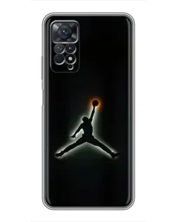Чехол для Xiaomi Redmi Note 11 Pro с картинкой «Jordan Gradient Logo» Чехол для Xiaomi Redmi Note 11 Pro с картинкой «Jordan Gradient Logo»