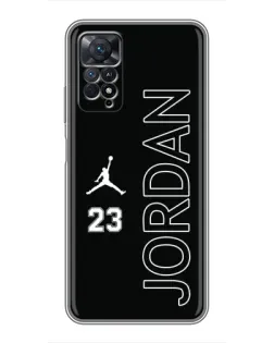 Чехол для Xiaomi Redmi Note 11 Pro с картинкой «Jordan Vertical»